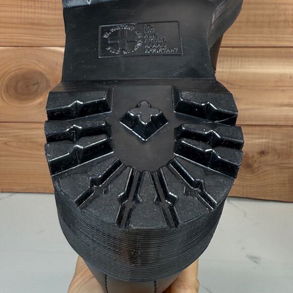 Dr Martens 2976 Quad Chelsea Boots Platform Black Womens Size 11 - Mens 10 Vegan - Picture 7 of 15